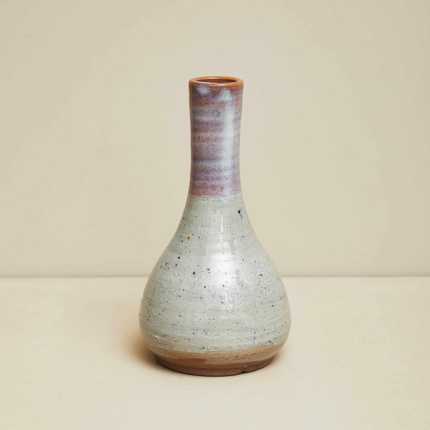 小石原焼 太田哲三窯 花器【灰色】