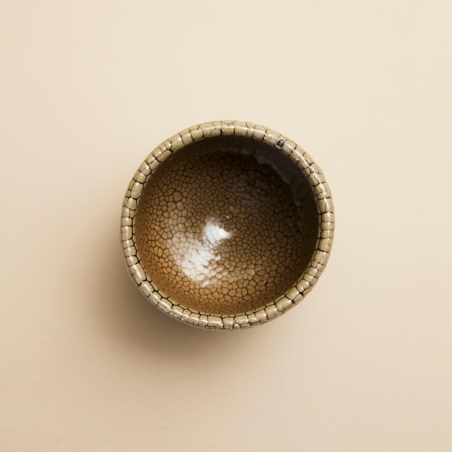 龍門司焼 川原史郎 焼酎カップ 【黒蛇蝎】