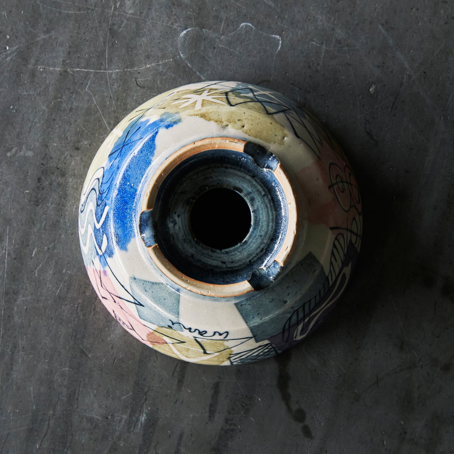 studio wani flower pot Sサイズ【D pattern】