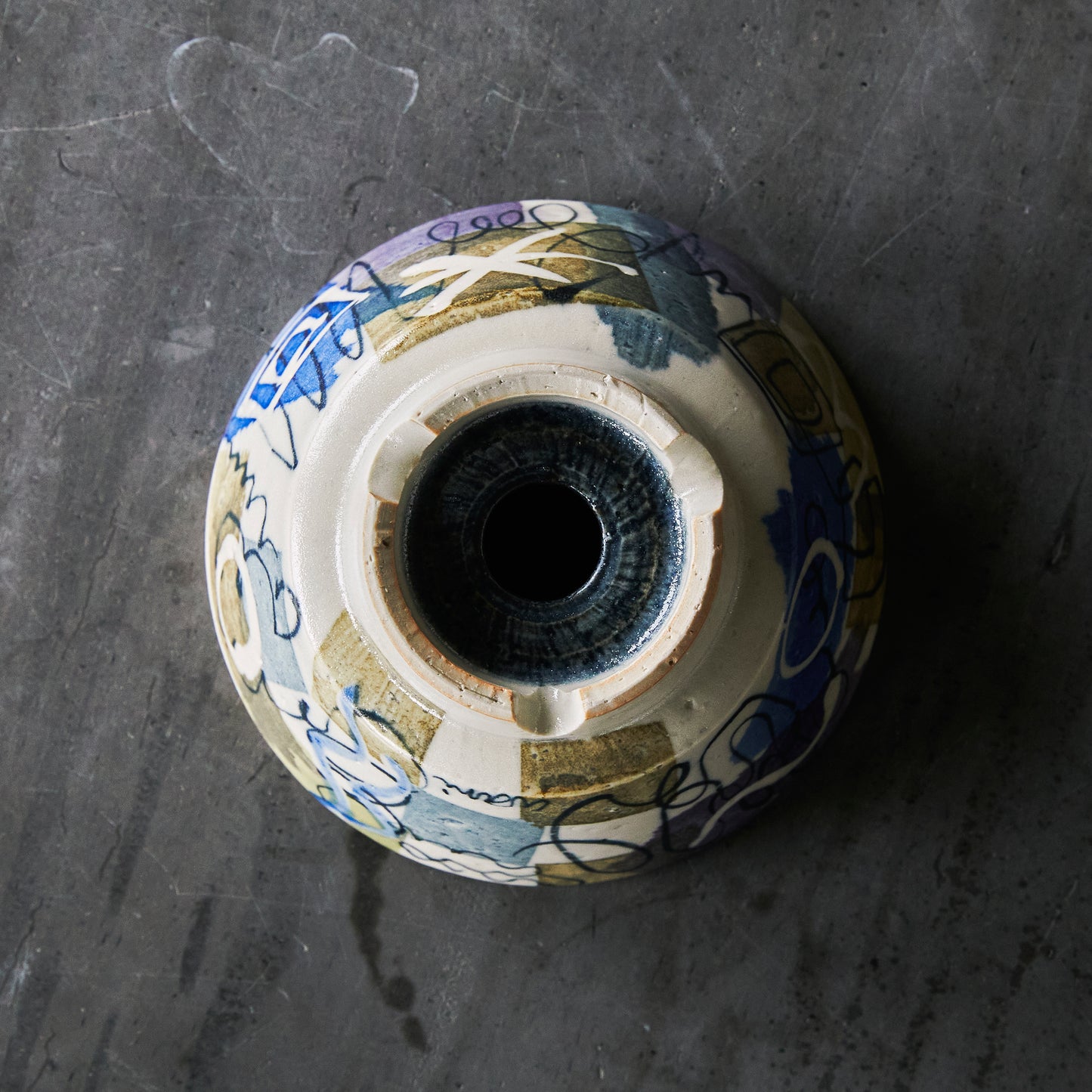 studio wani flower pot Sサイズ【A pattern】