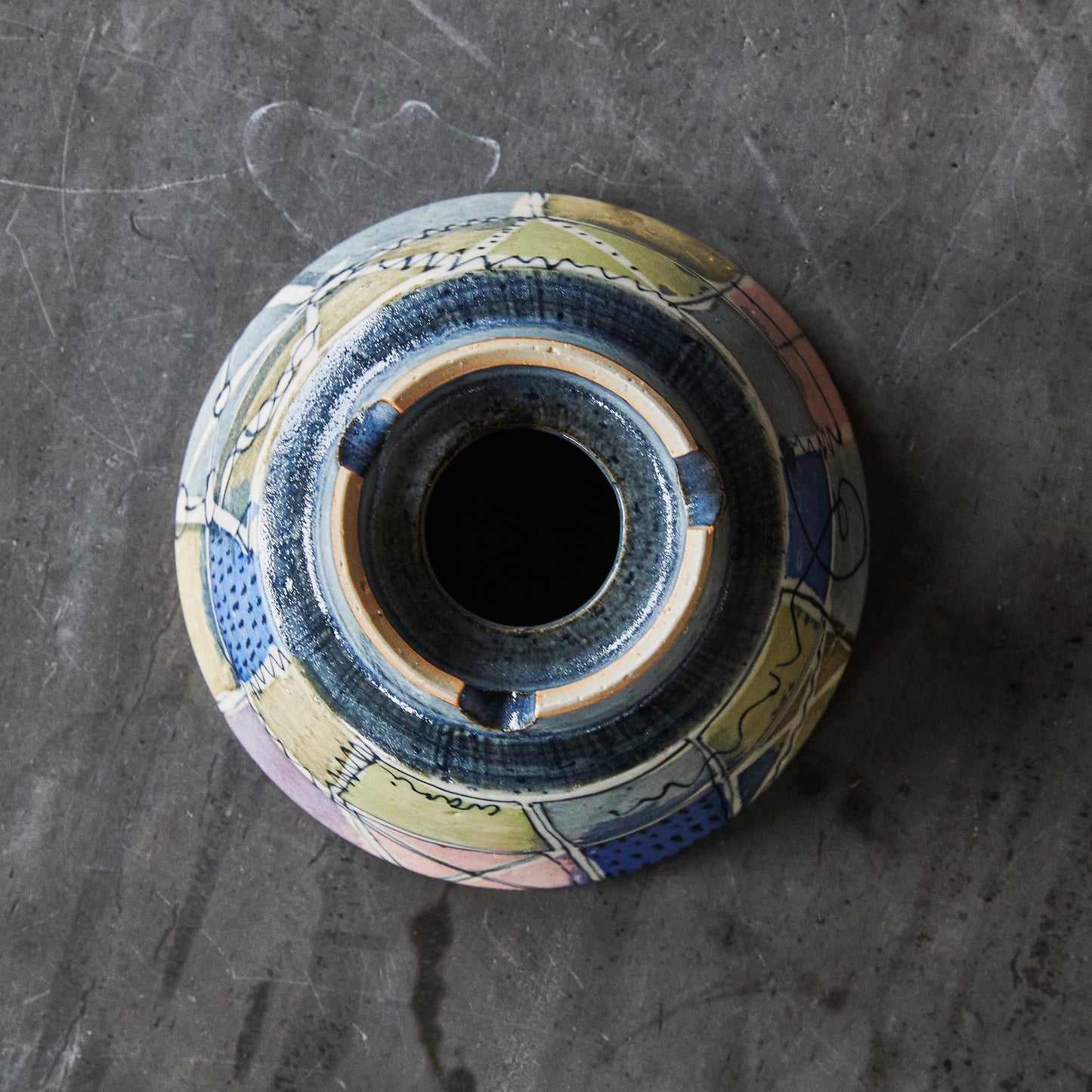 studio wani flower pot Sサイズ【C pattern】