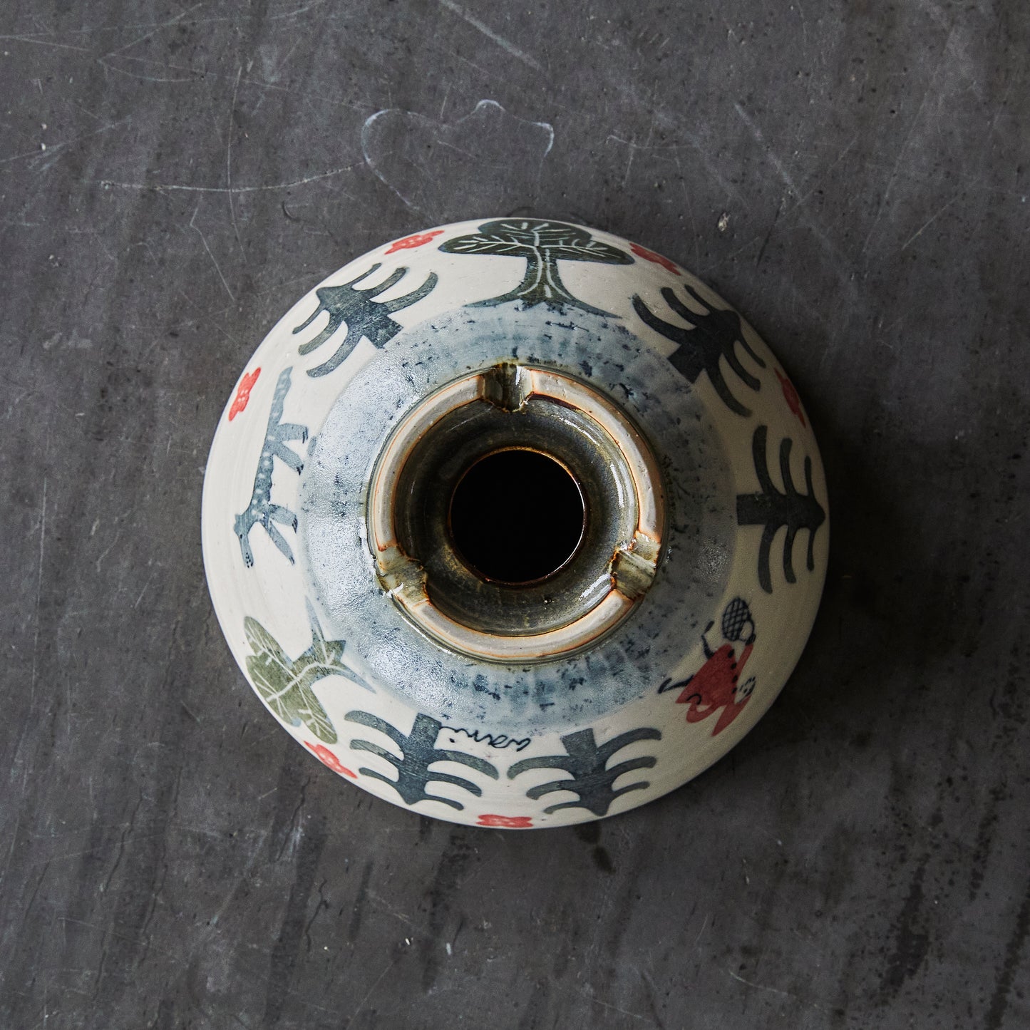 studio wani flower pot Mサイズ【A pattern】