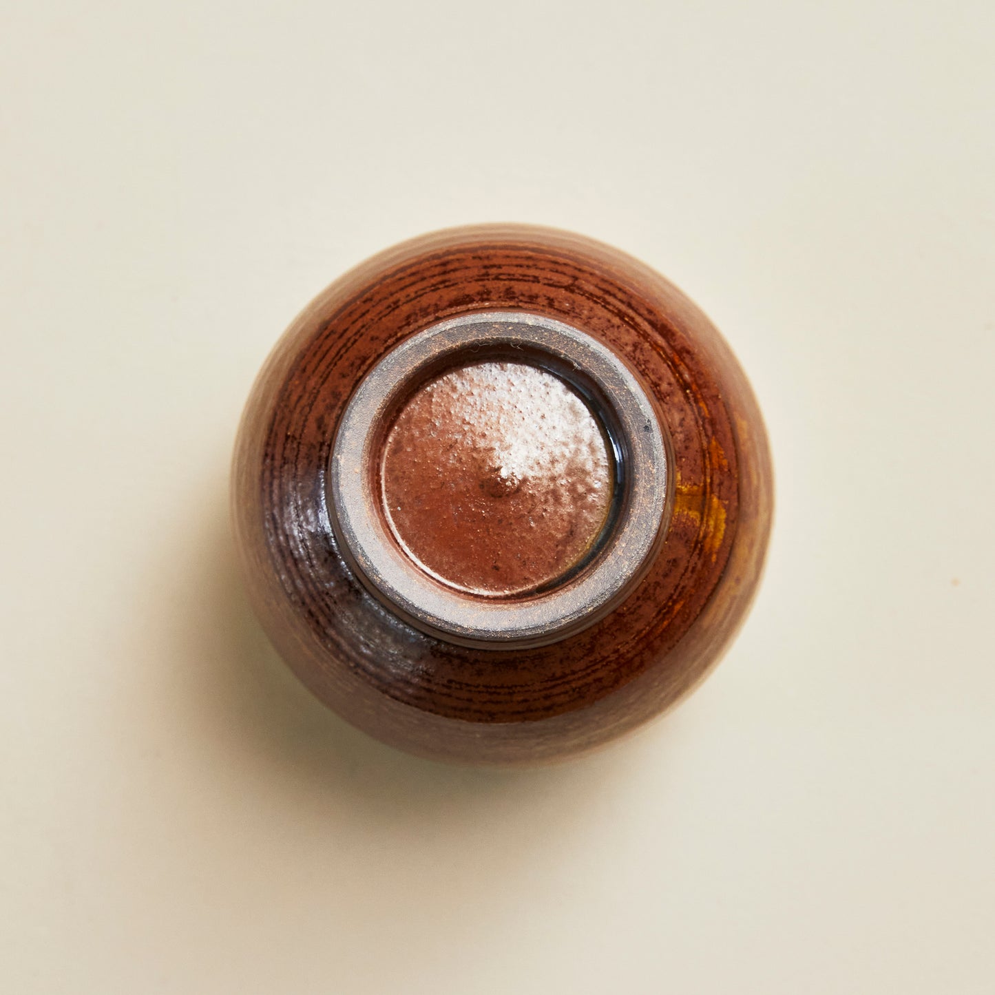 小石原焼 太田哲三窯 湯呑み【掛け分け・飛びかんな・黄】