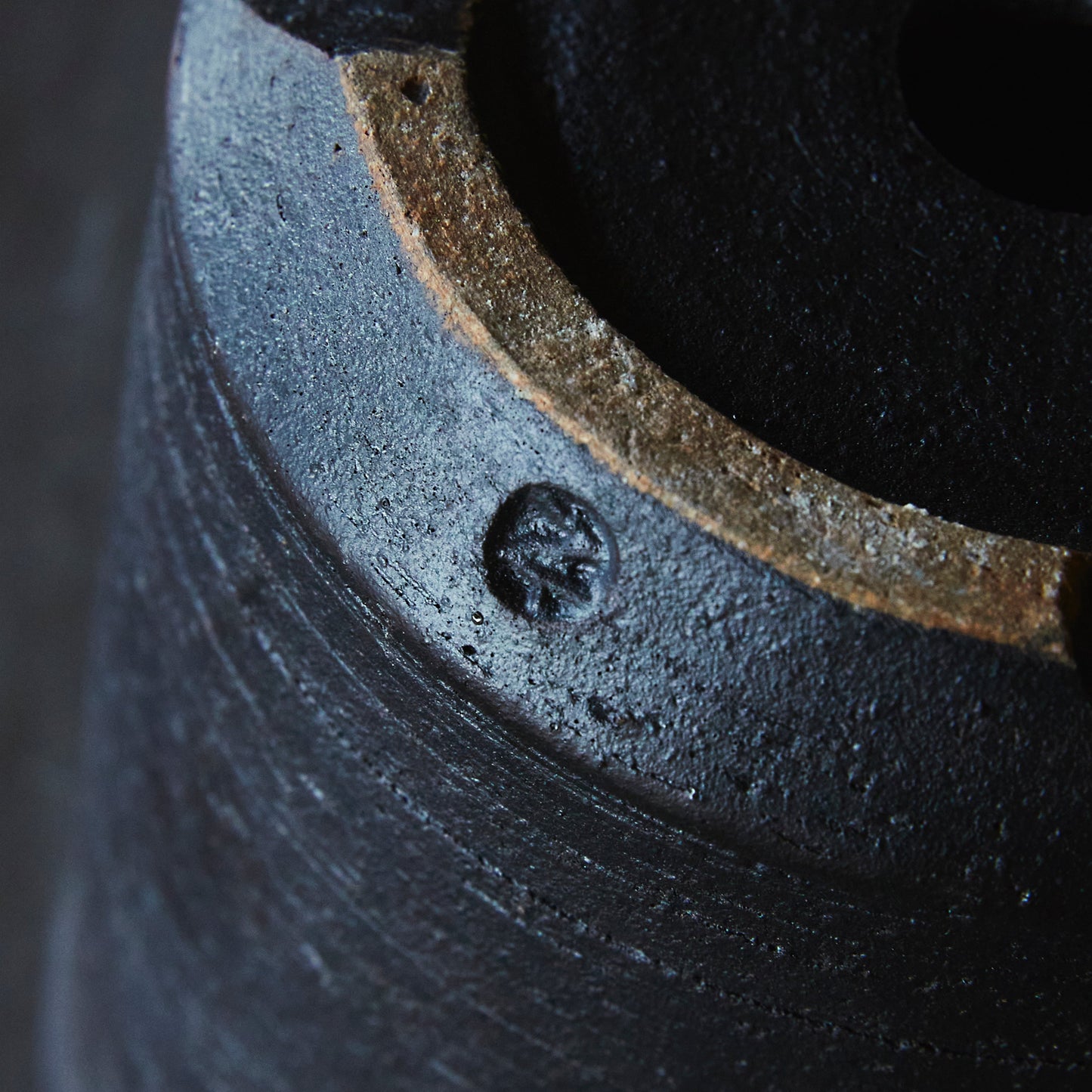 椿窯 荒尾浩之 植木鉢 【筒型・中】