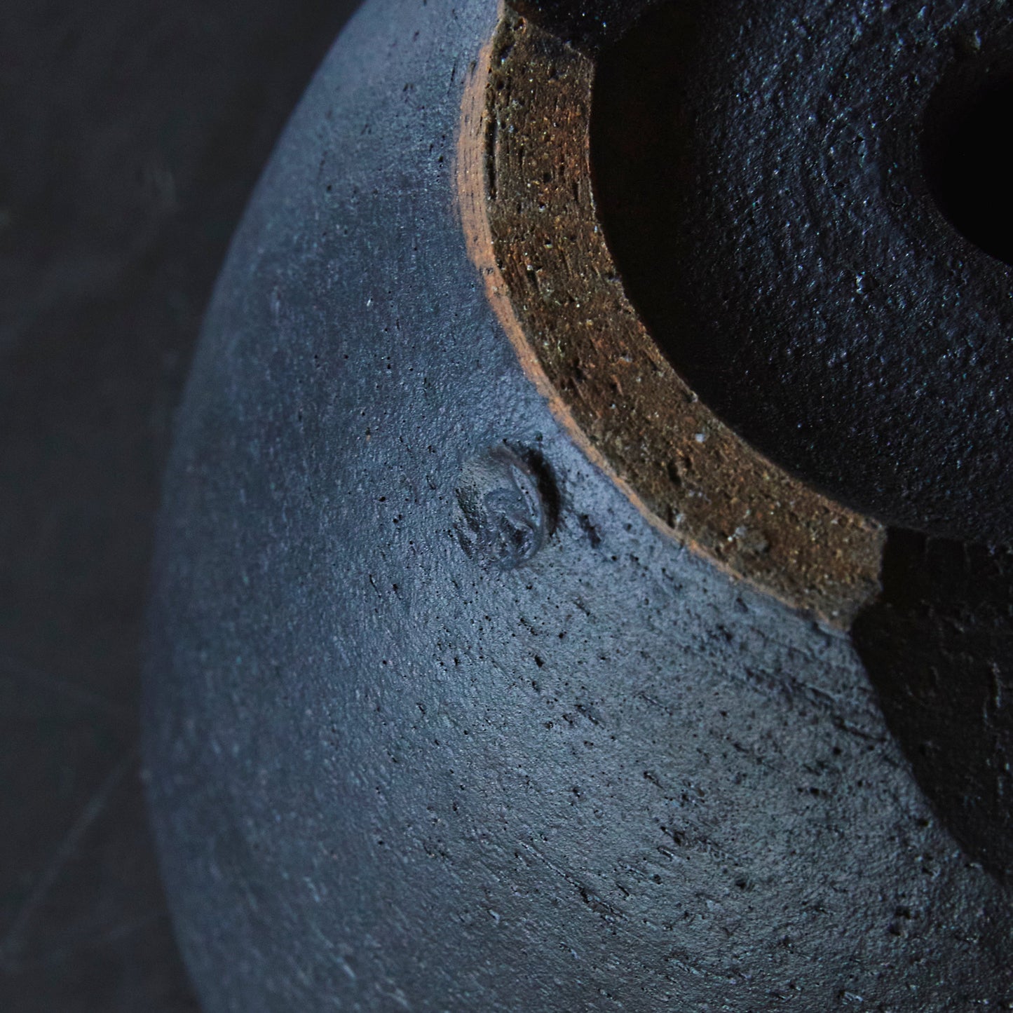 椿窯 荒尾浩之 植木鉢【お椀型・赤・小】