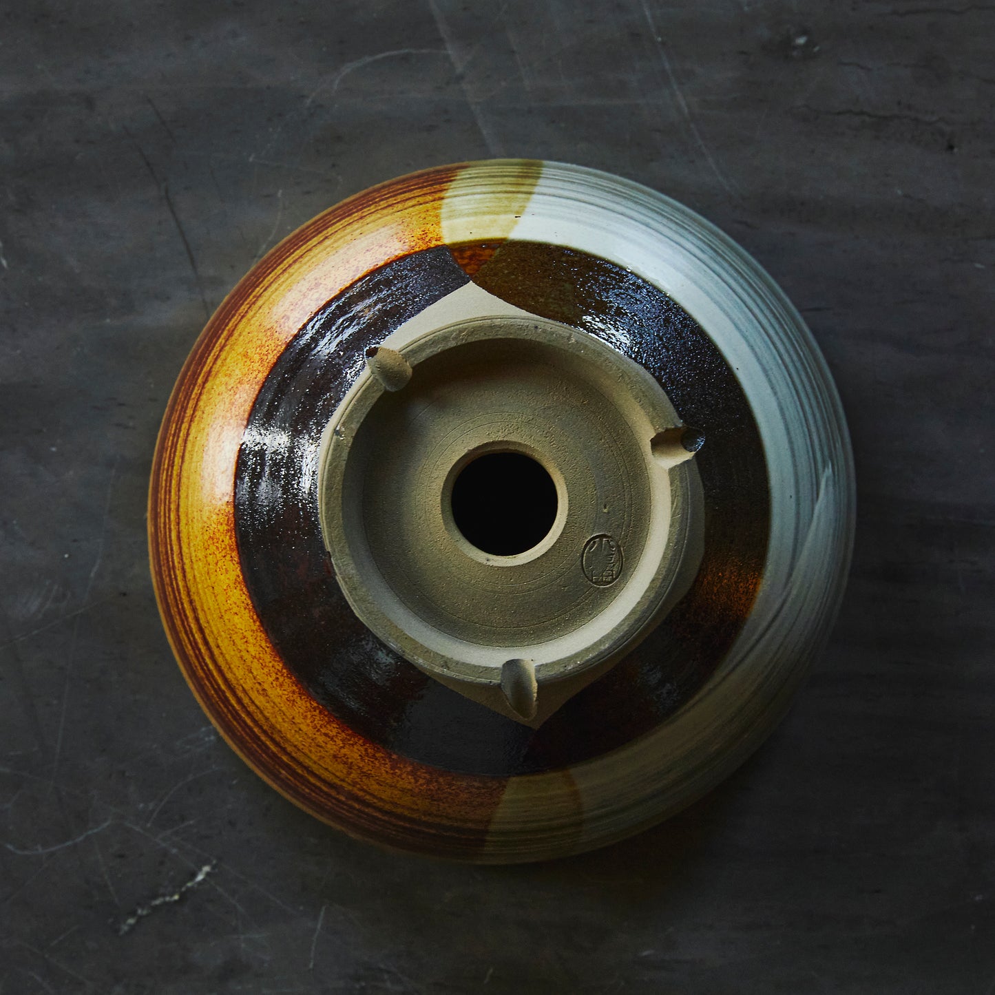 小鹿田焼 坂本拓磨 植木鉢5号