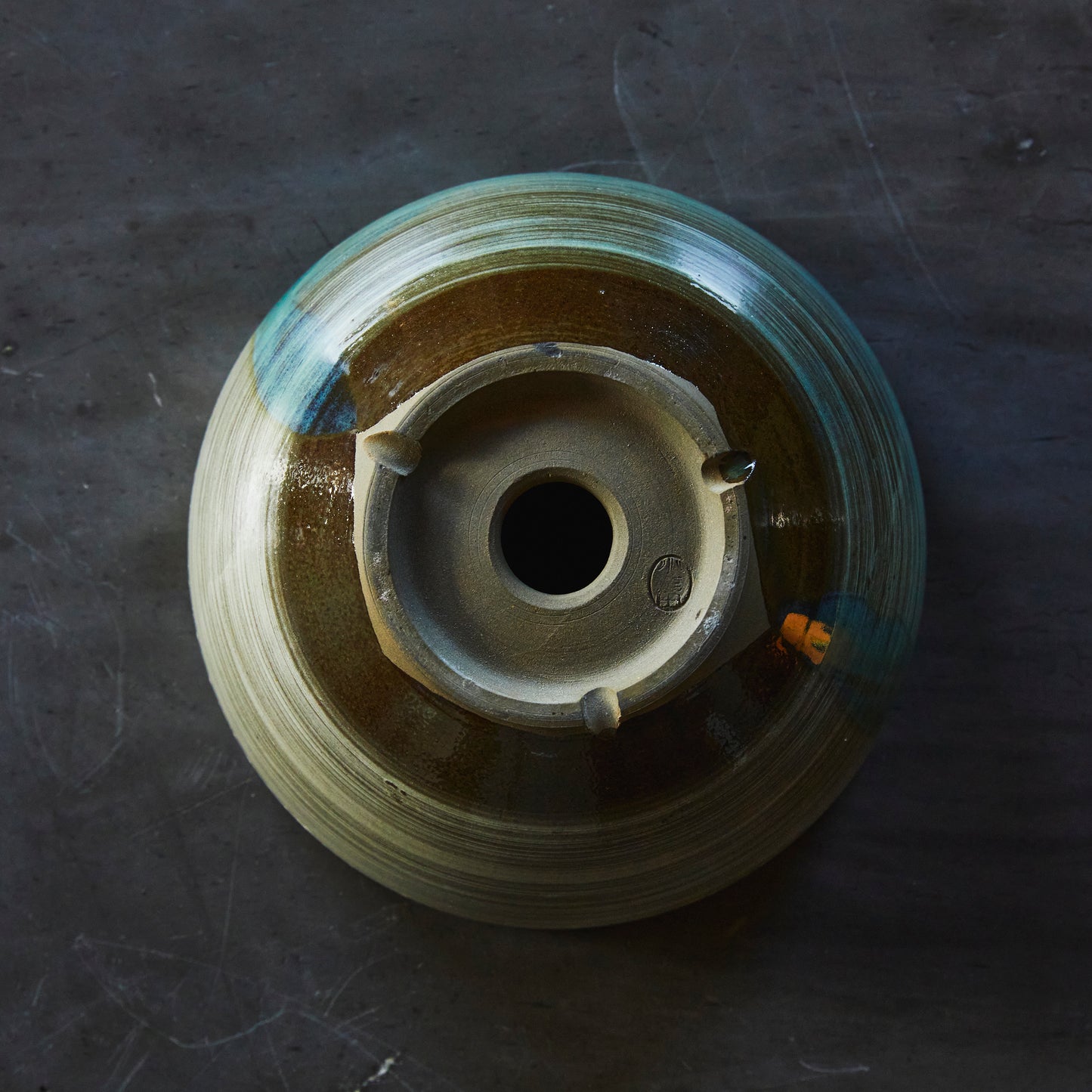 小鹿田焼 坂本拓磨 植木鉢5号