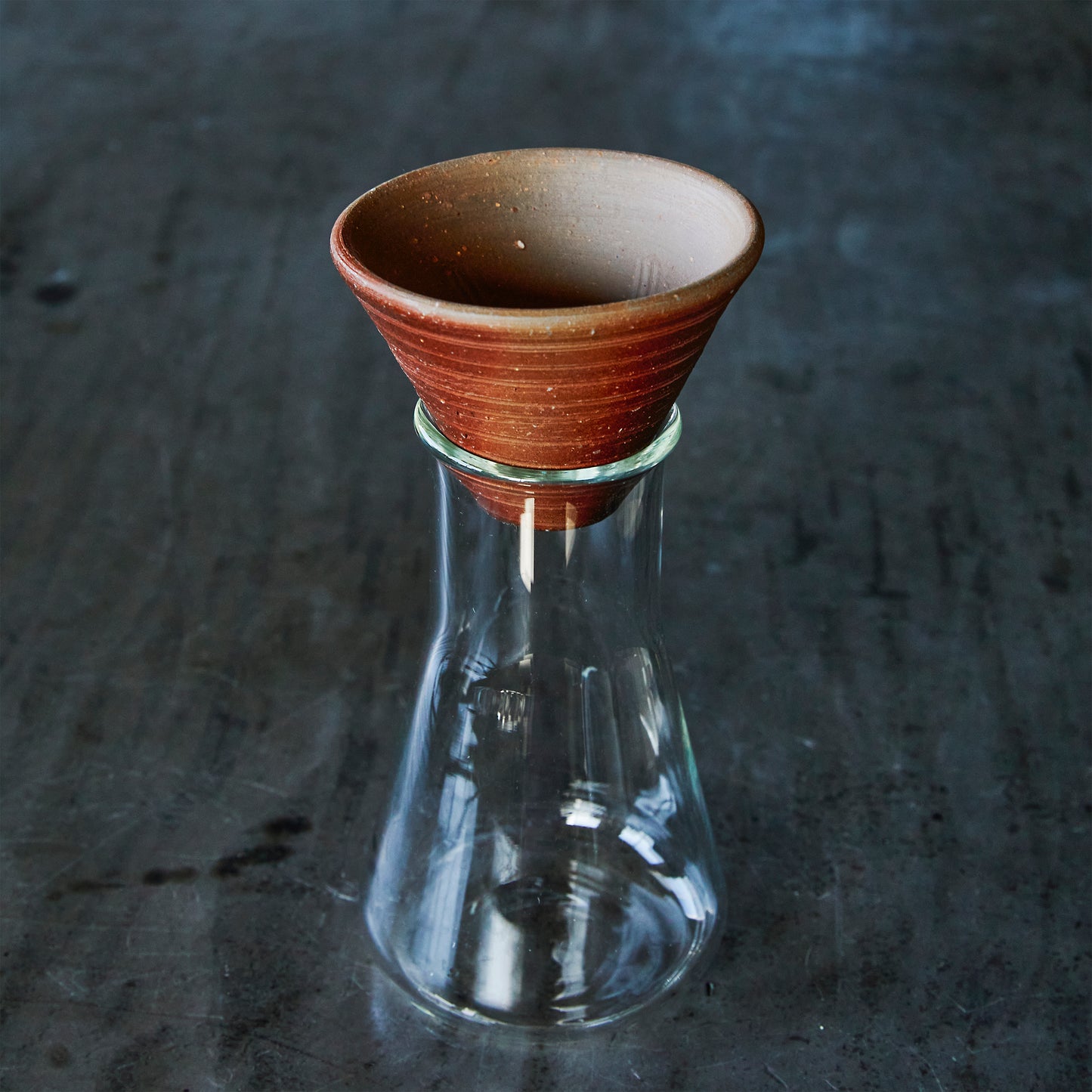 備前焼 木村肇 コーヒーコーン 【無釉焼締め】