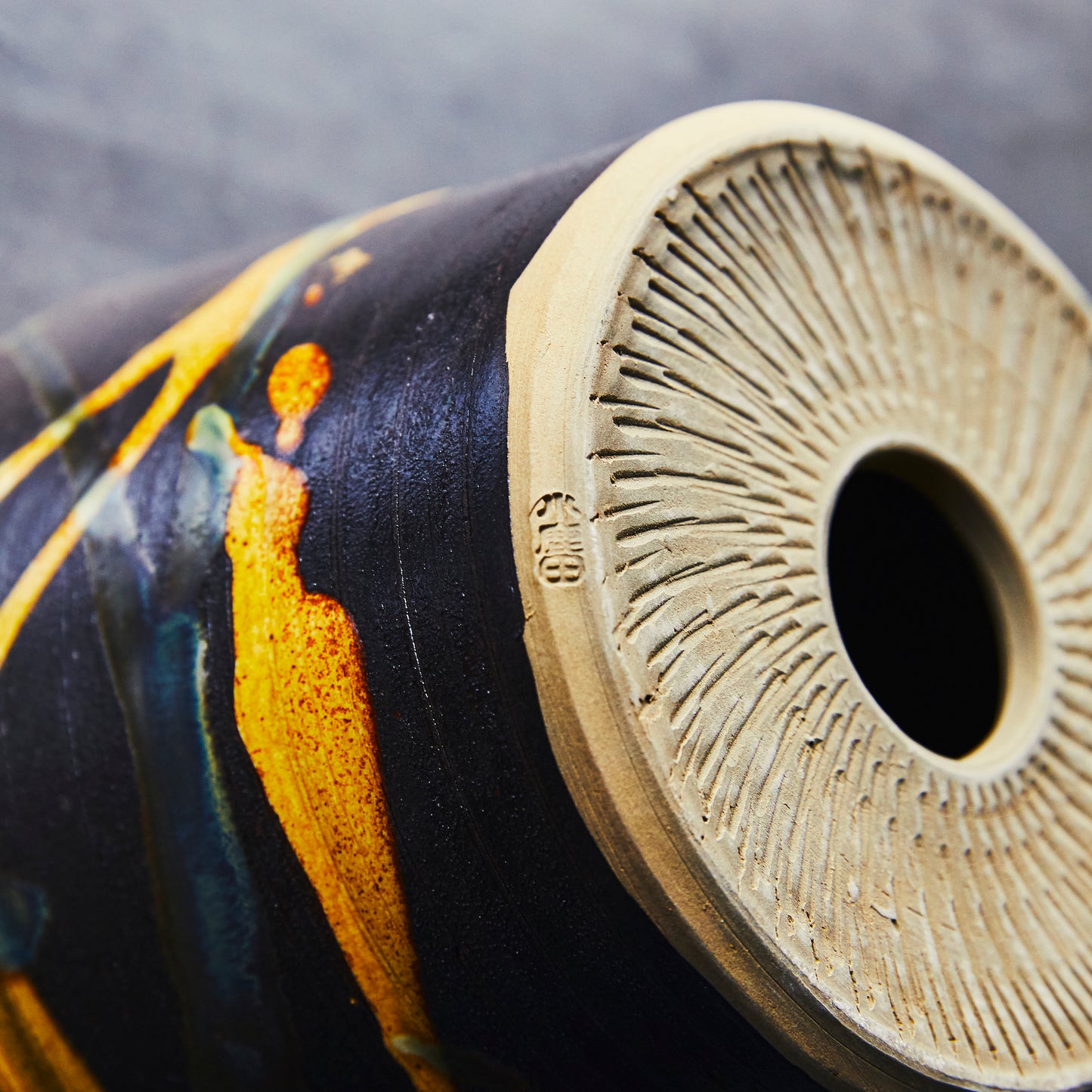 小鹿田焼 坂本拓磨 植木鉢5号