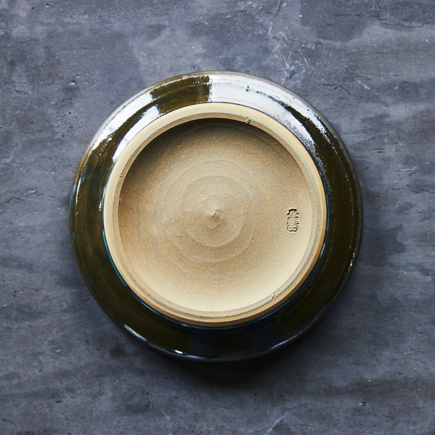 小鹿田焼 坂本拓磨 植木鉢4号(皿付き)