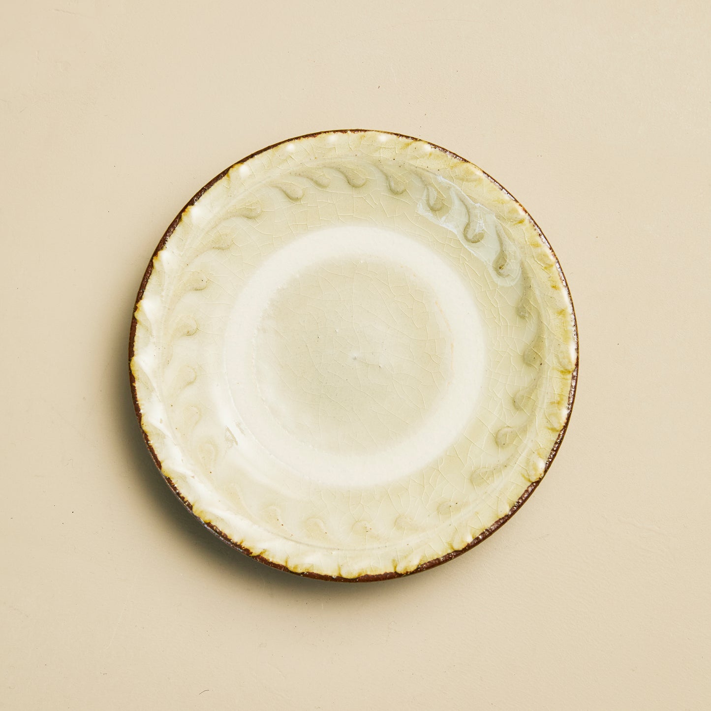 小代焼 ふもと窯 井上亮我 5寸皿