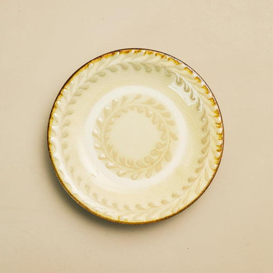 小代焼 ふもと窯 井上亮我 6寸皿