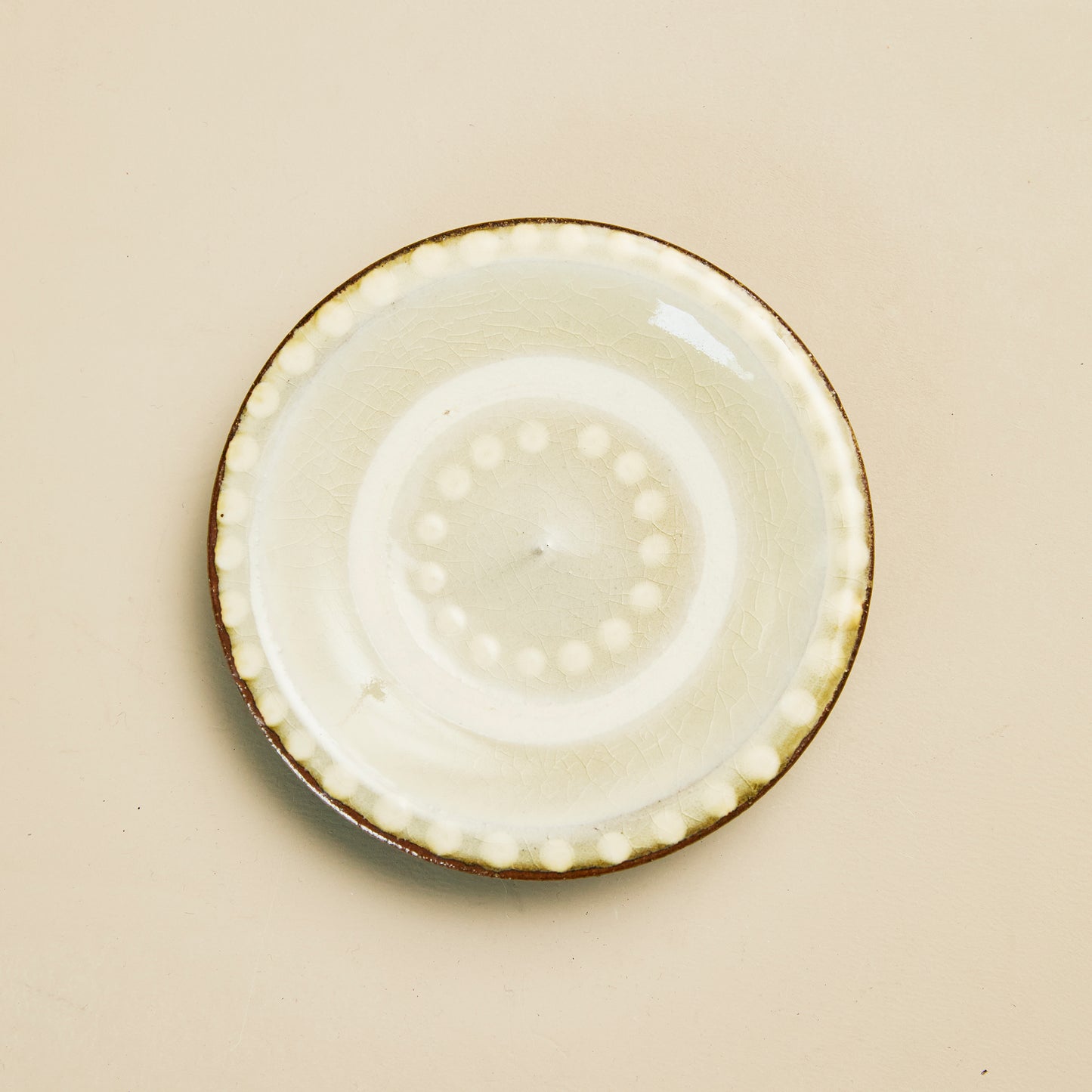 小代焼 ふもと窯 井上亮我 ４寸皿