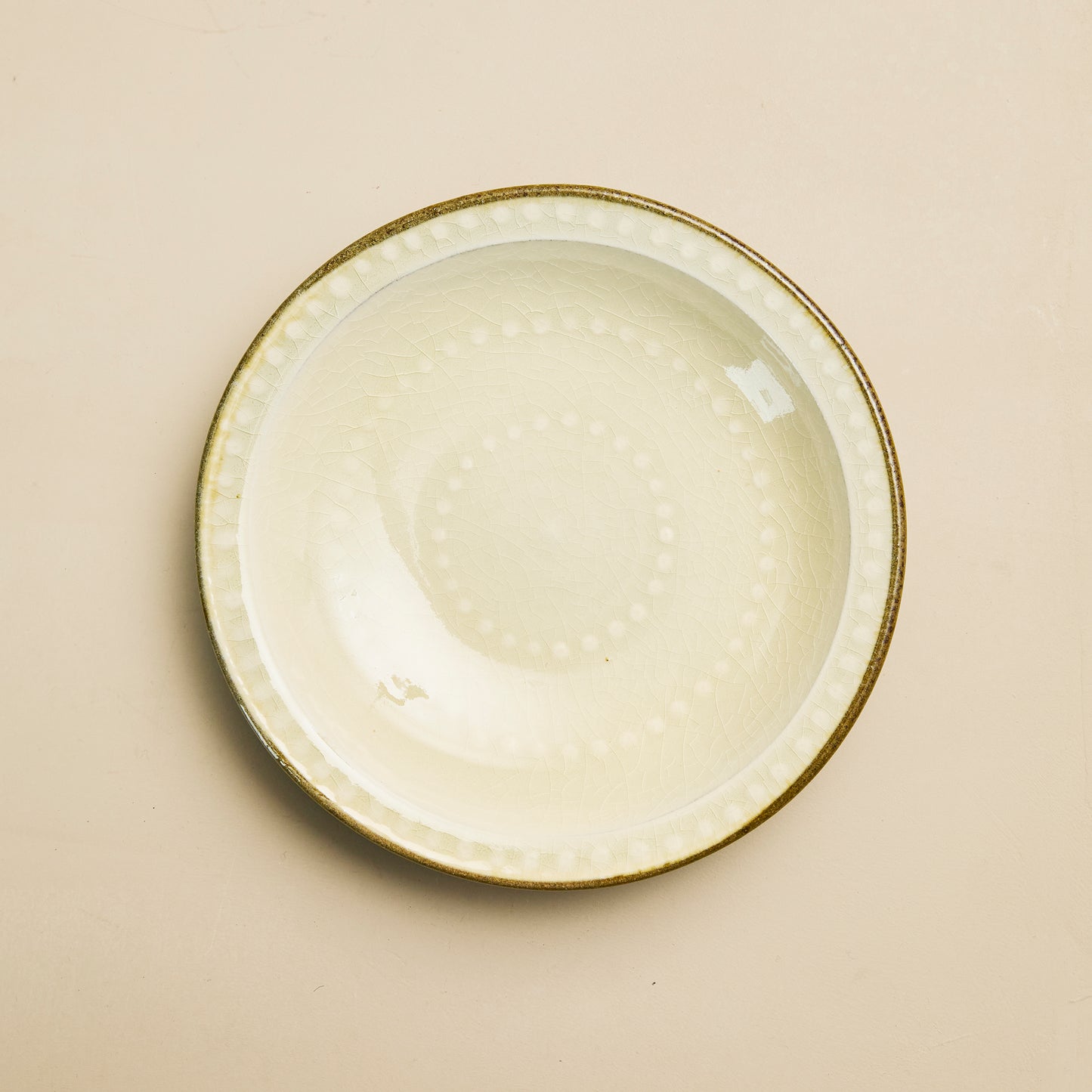 小代焼 ふもと窯 井上亮我 7寸皿